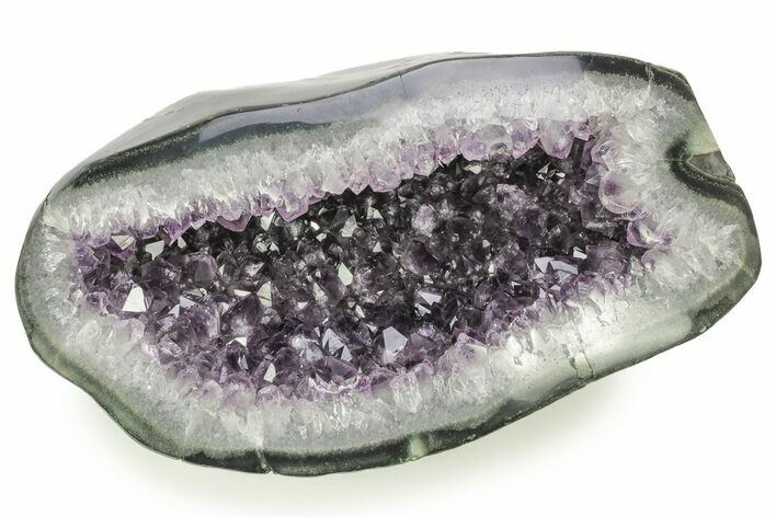 Sparkly, Dark Purple Amethyst Geode - Uruguay #275868